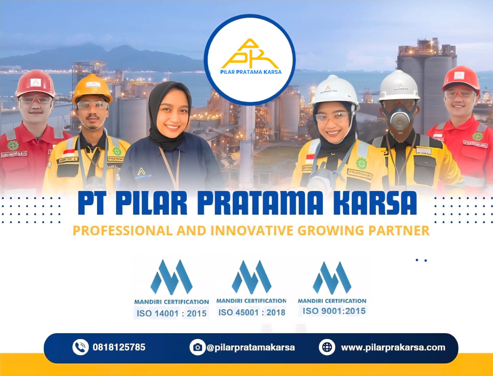 Tim profesional PT Pilar Pratama Karsa